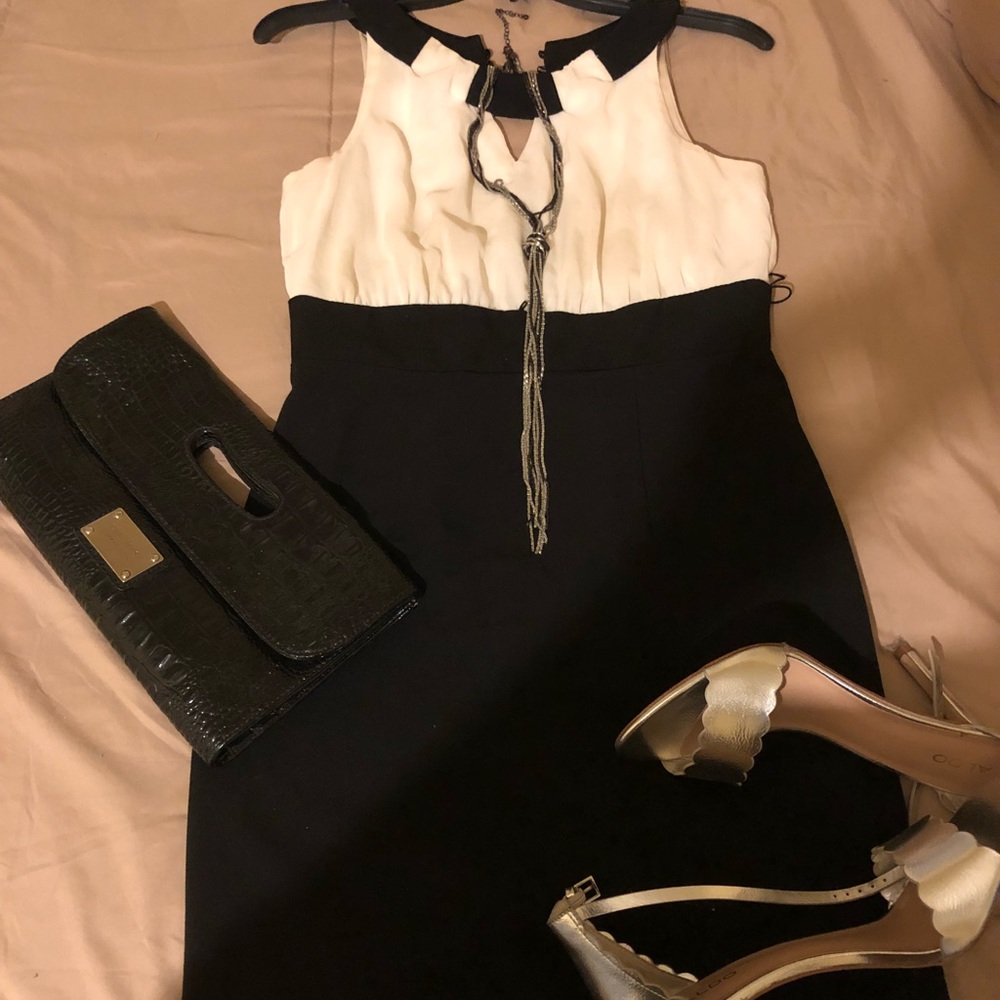 Black and white dress size one BCX